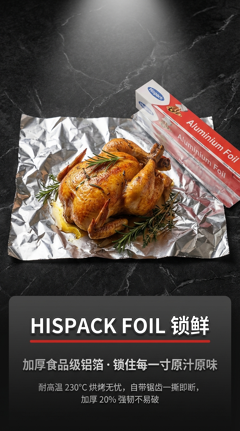 铝箔纸包装盒锡纸Aluminium Foil防潮密封包装盒来米国际铝箔锡纸食品级加厚不易破多种款式好品质多种型号详情1