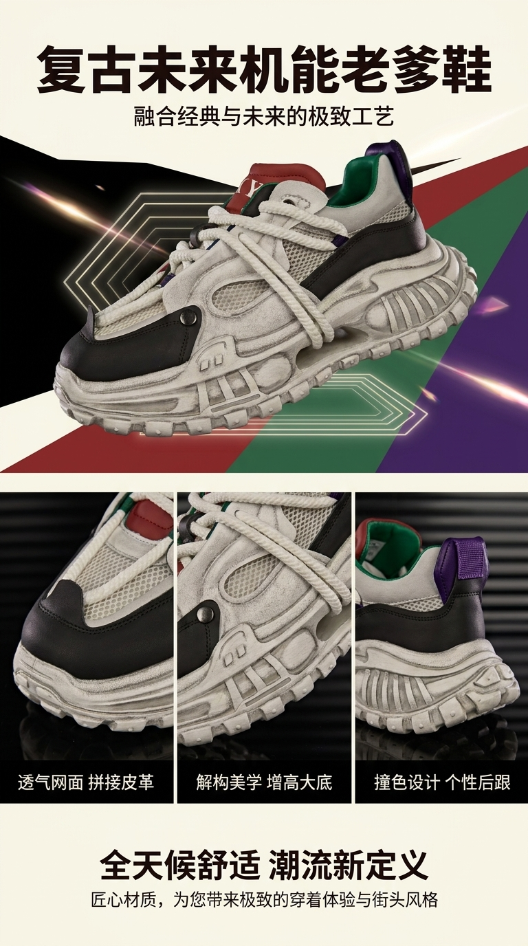 Sports shoes: comfortable, breathable, lightweight. Running shoes: anti-slip and wear-resistant. Men's and women's styles pic 1