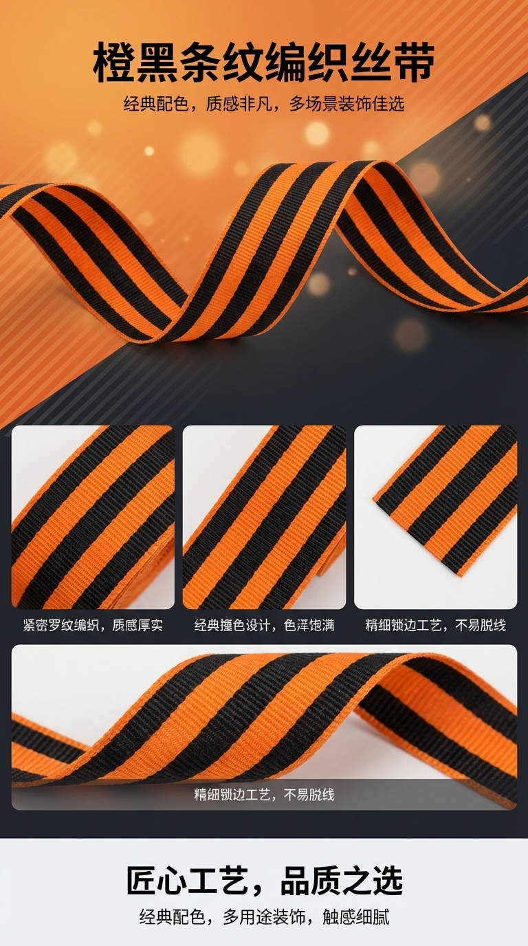 包边带 滚边带 彩带--印花斑马纹详情1
