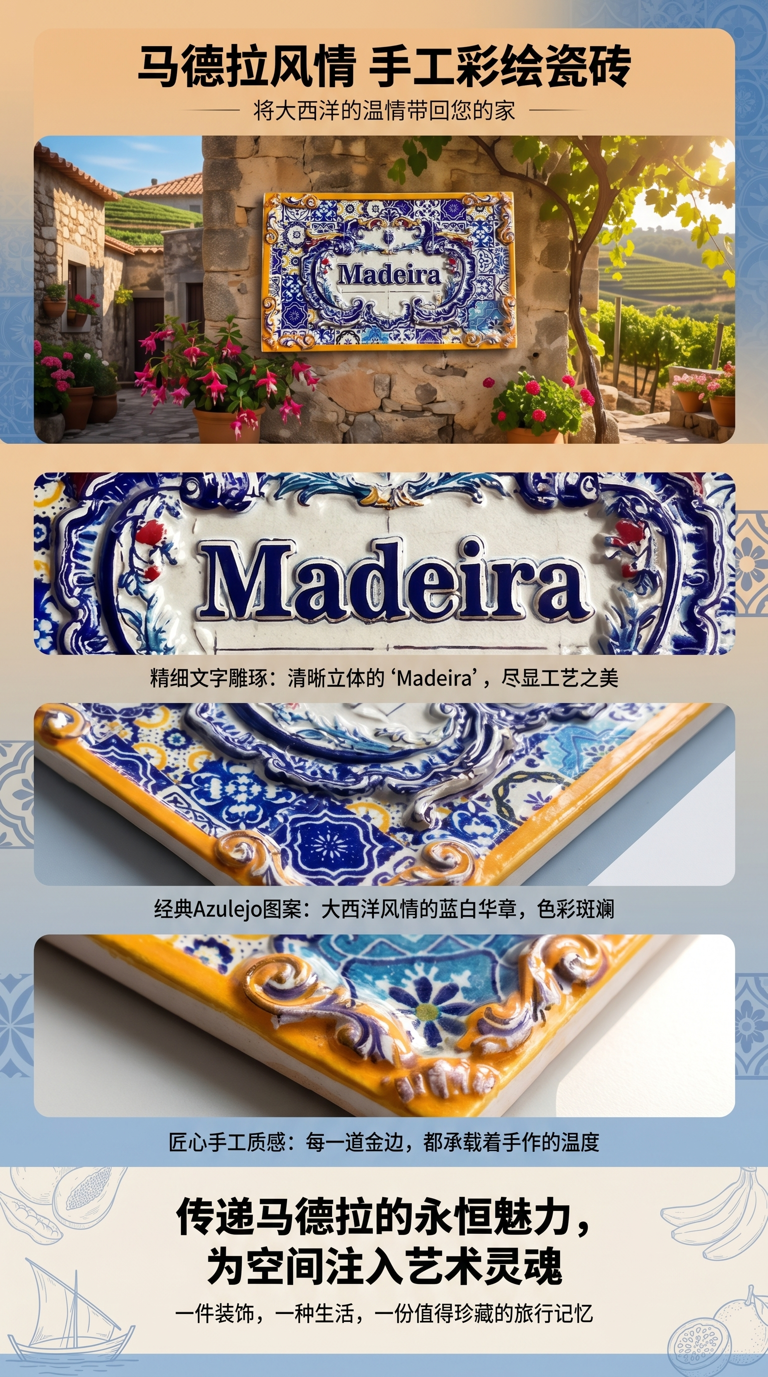 Spanish cultural and creative Marine resin fridge magnets for household daily necessities pic 1