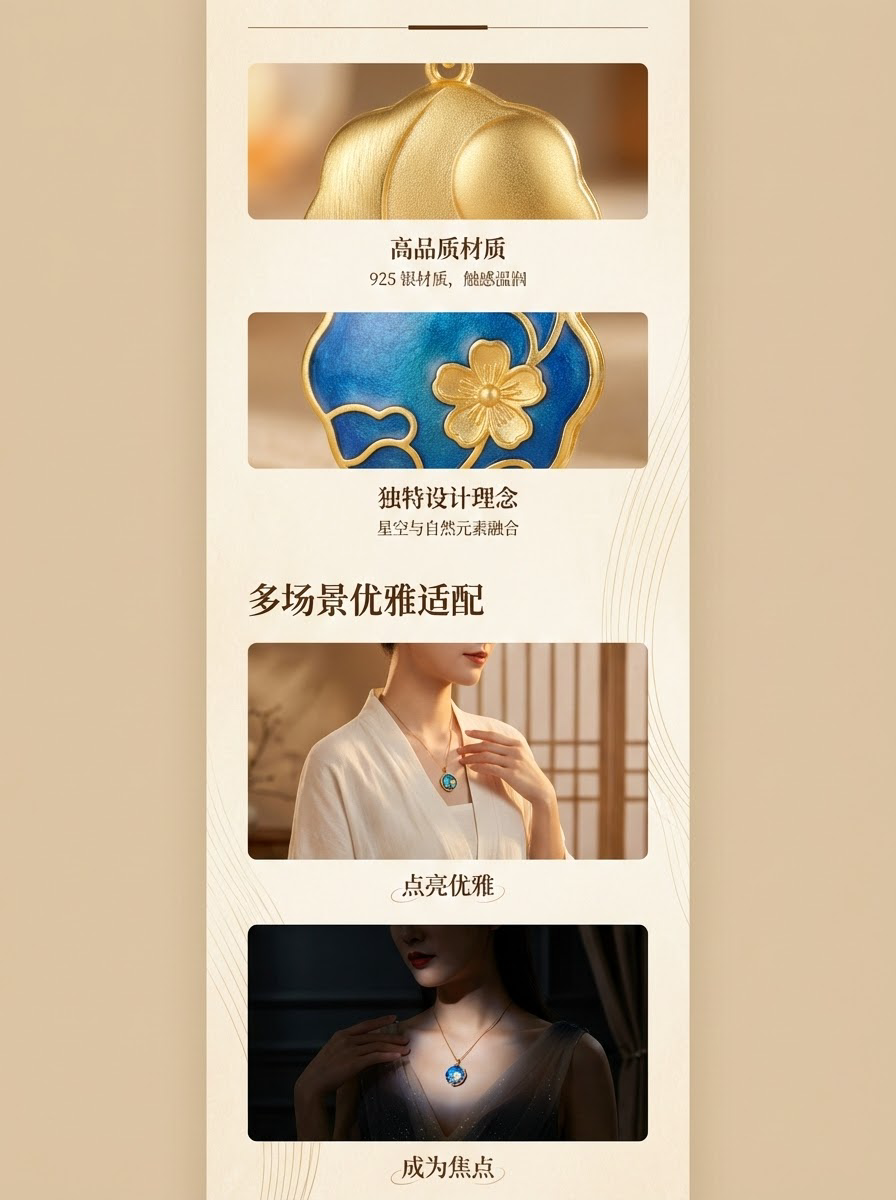 Gold-encrusted with silver, inlaid pendant, enamel silver jewelry, Thangka head accessory, retro necklace pendant pic 3