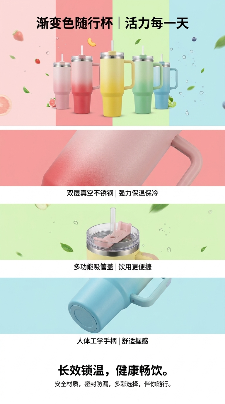 青苹果木盖玻璃杯保温瓶180ml防烫便携杯盖密封杯详情1