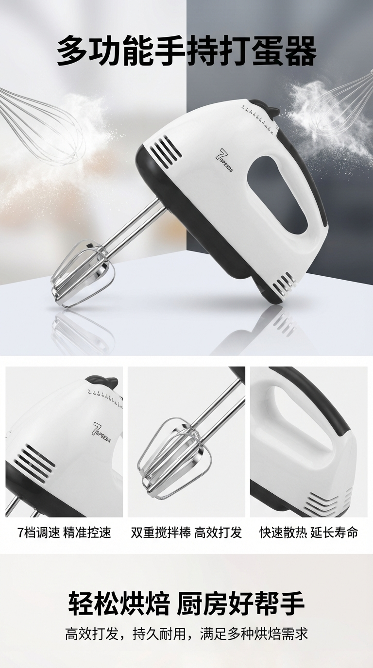 手持打蛋器竹制半自动打蛋器压缩手打打蛋器详情1