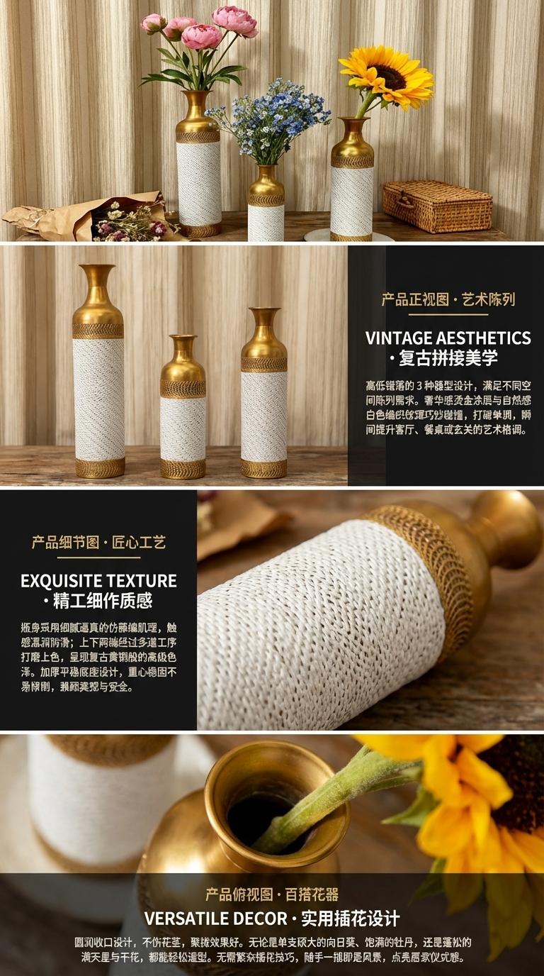 铁艺花瓶装饰花瓶详情2