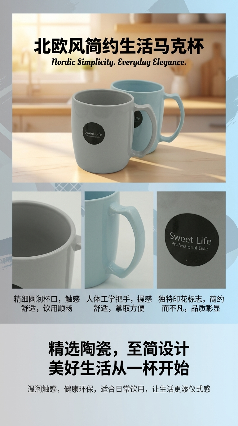 塑料口杯 水杯 洗漱杯详情1