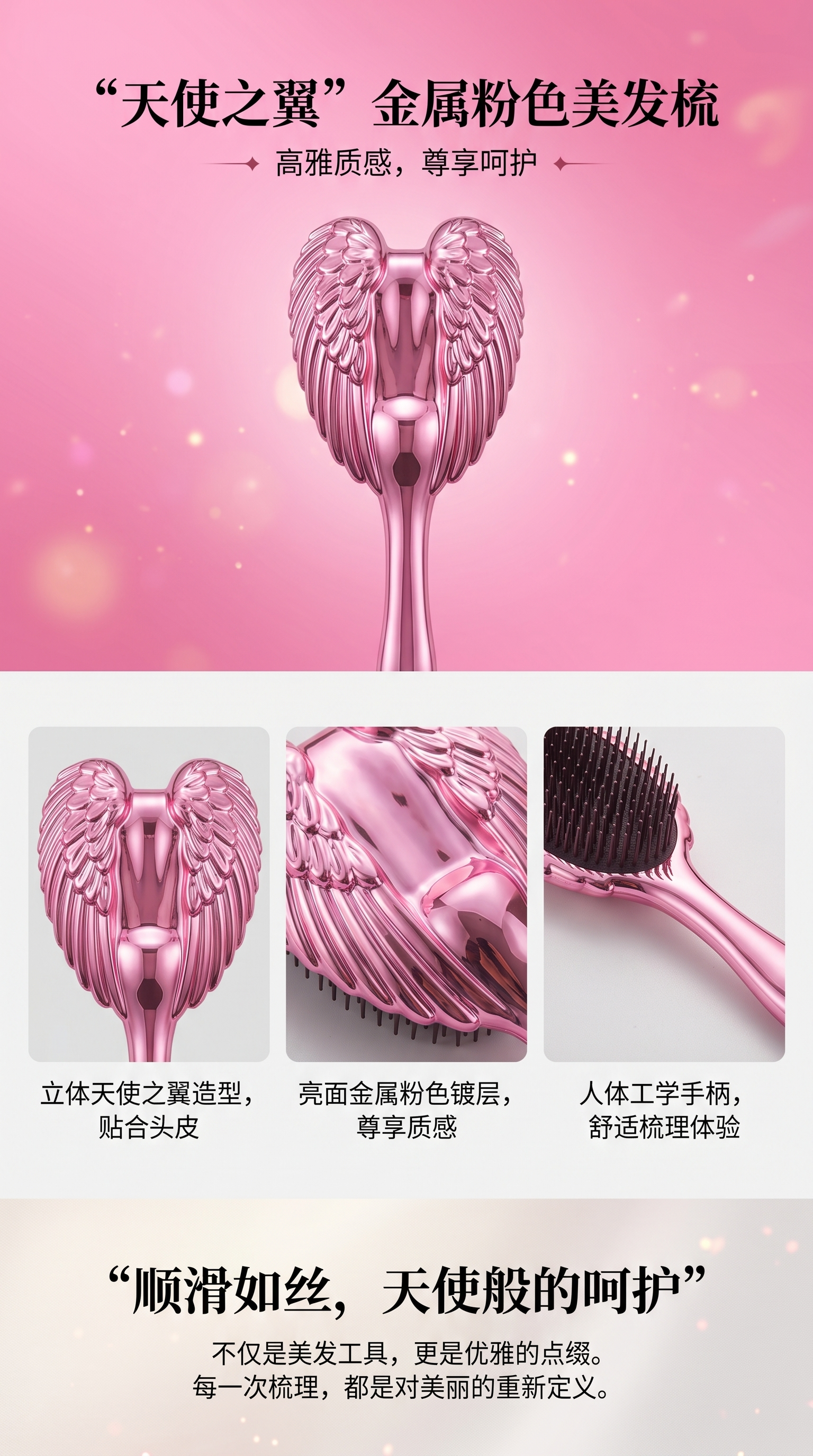 粉色翅膀造型酒杯设计感高颜值杯子情侣饮酒杯详情1