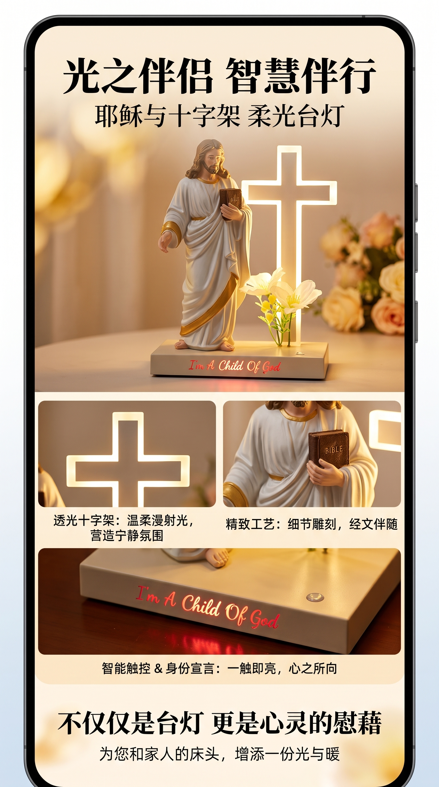 耶稣基督宗教雕像摆件家居装饰品佛像雕塑详情1
