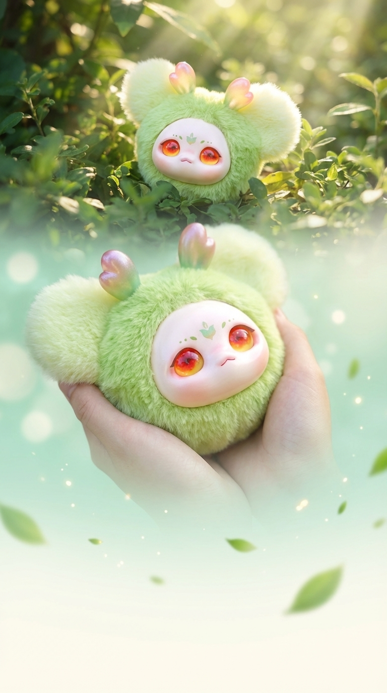 DUMIA森野星漫搪胶毛绒挂件盲盒潮玩公仔玩偶可爱女孩钥匙扣详情3