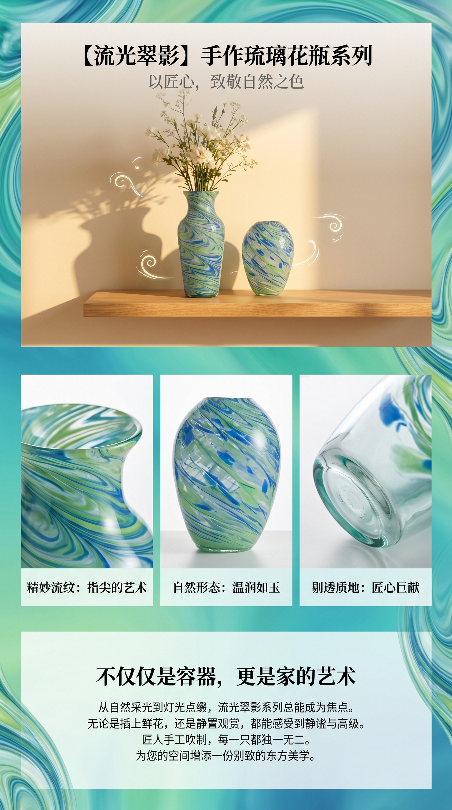 Ceramic vase for living room decoration, a Nordic minimalist and high-quality appearance vase pic 1