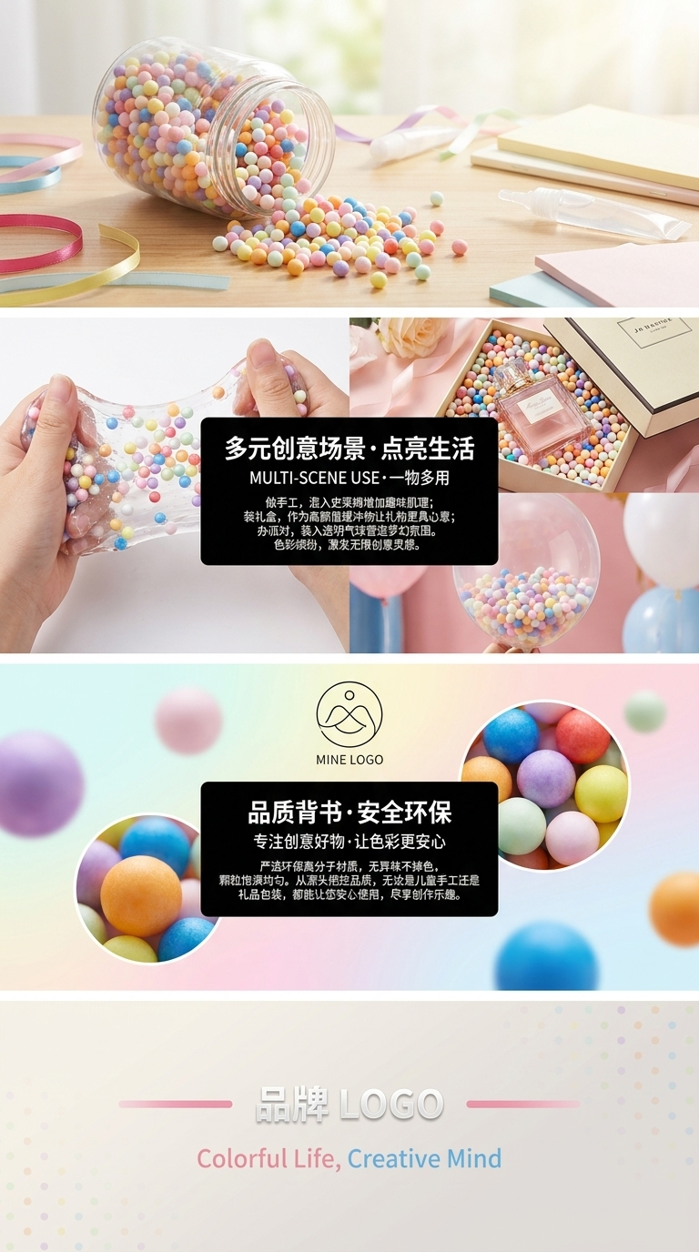 Colorful small ball children's educational toys 12-color mixed set of 30 pieces 103404310 pic 3