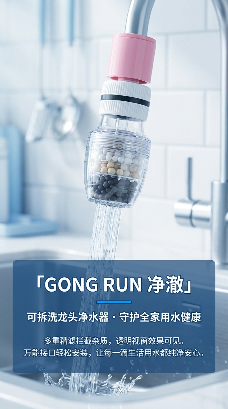 可拆卸滤水器家用净水器滤芯清洗方便耐用163645719详情1