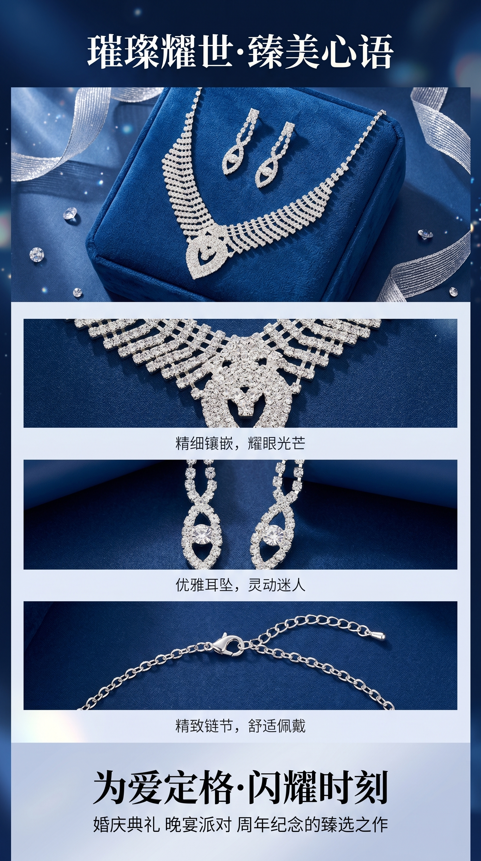 Jewelry, necklaces and earring sets are fashionable and versatile women's accessories pic 1