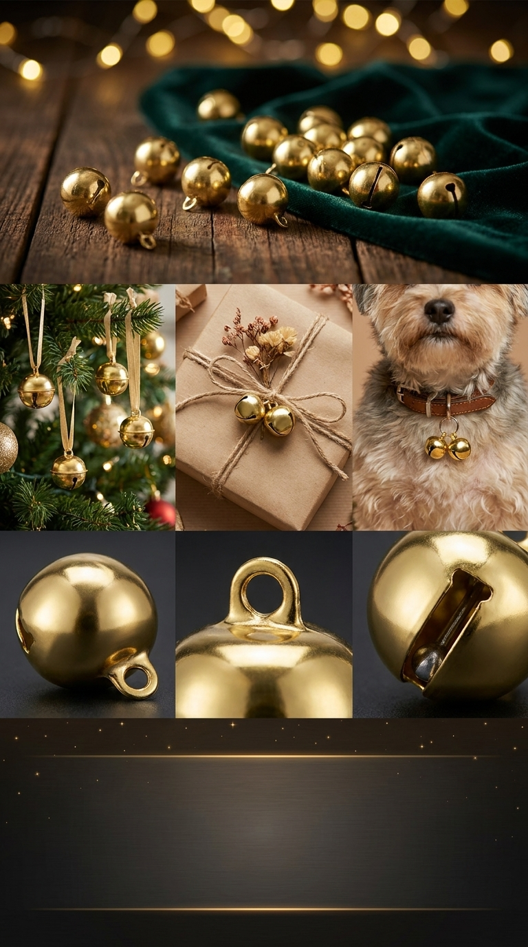 Golden bells can be made into various pendants pic 3