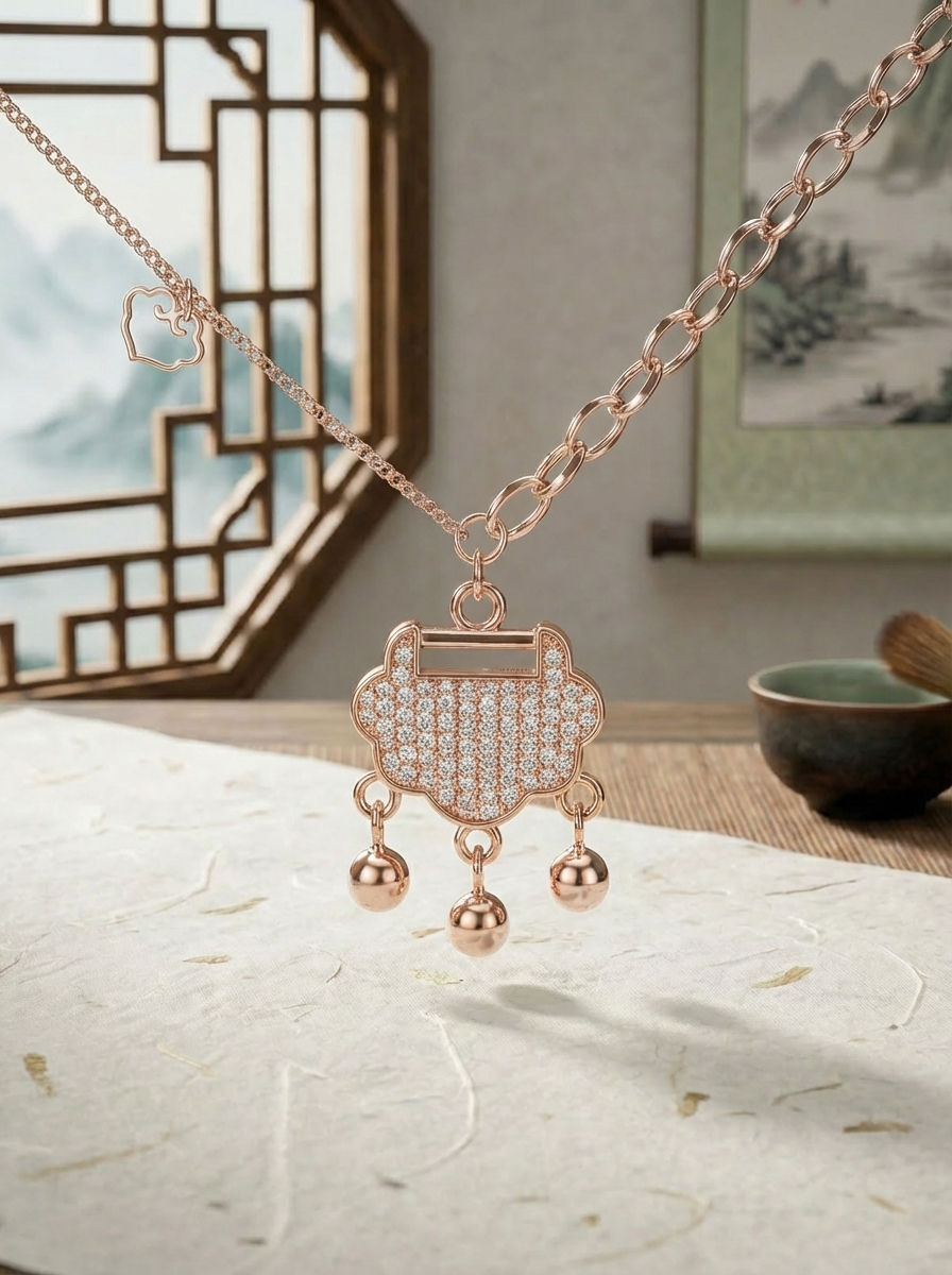 Fashionable and exquisite 925 Silver Cloud Lock Flowing Light New Chinese-style tassel bracelet for women, a popular design sense, light luxury, fair appearance, good fortune and agility, a handy accessory pic 3