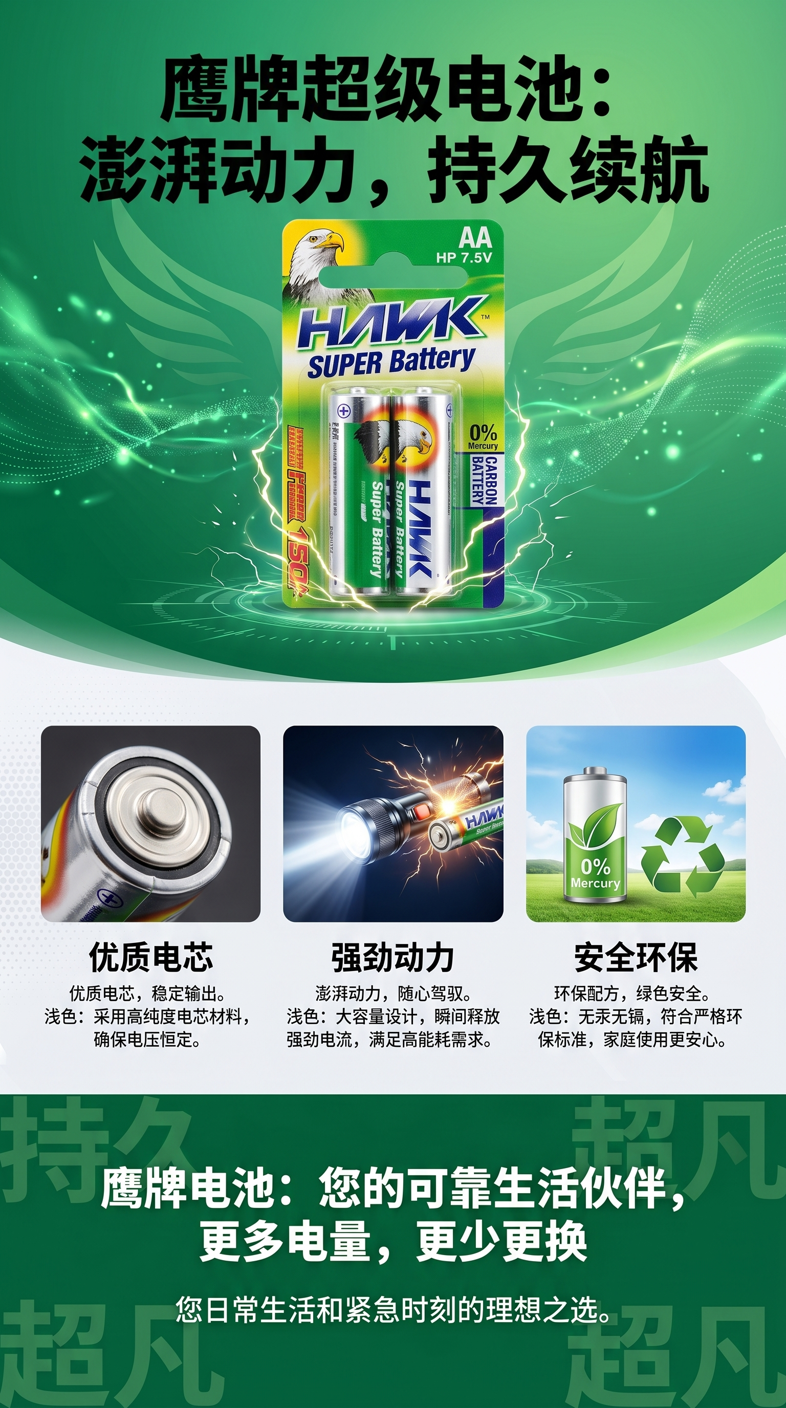 AA battery is a long-lasting and durable rechargeable battery pic 1