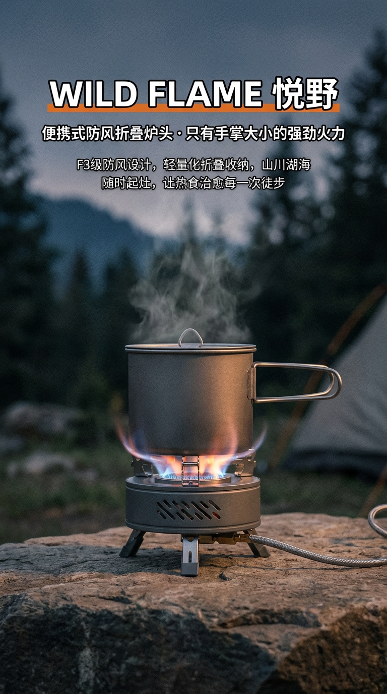 卡式炉户外便携式燃气灶野外炉具露营瓦斯炉GAS STOVE 卡式炉。详情1