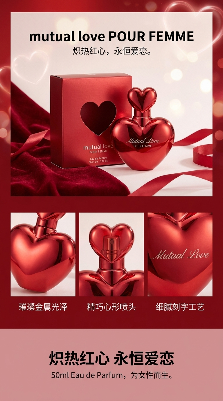 Mutual Love 香水瓶包装盒礼盒装香水瓶套装详情1