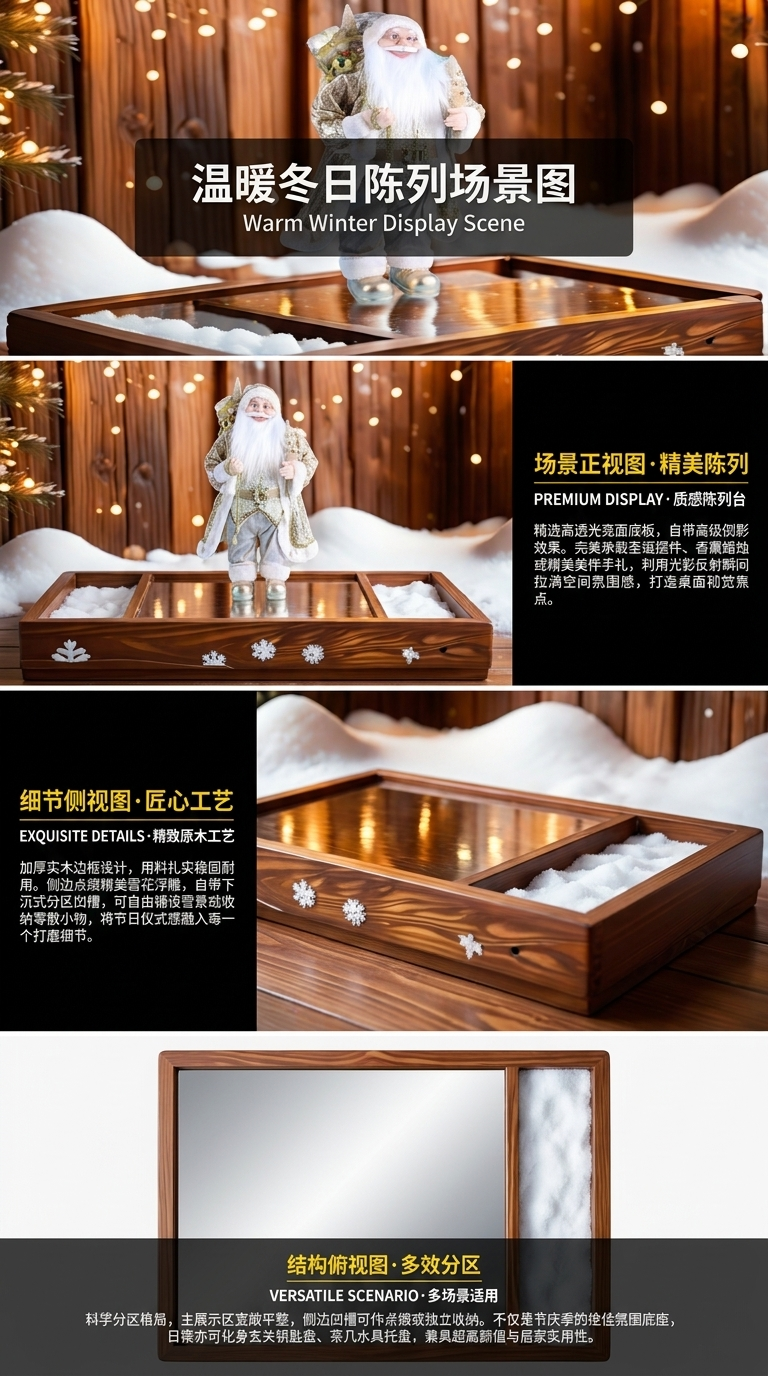 圣诞老人摆件圣诞氛围装饰布置白色详情2
