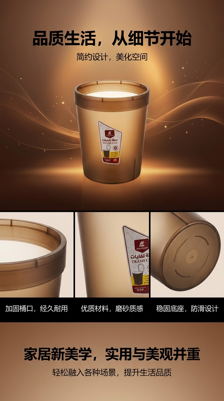 智能桌面小垃圾桶带踏板可踩式家用垃圾盒收纳盒091406471详情1