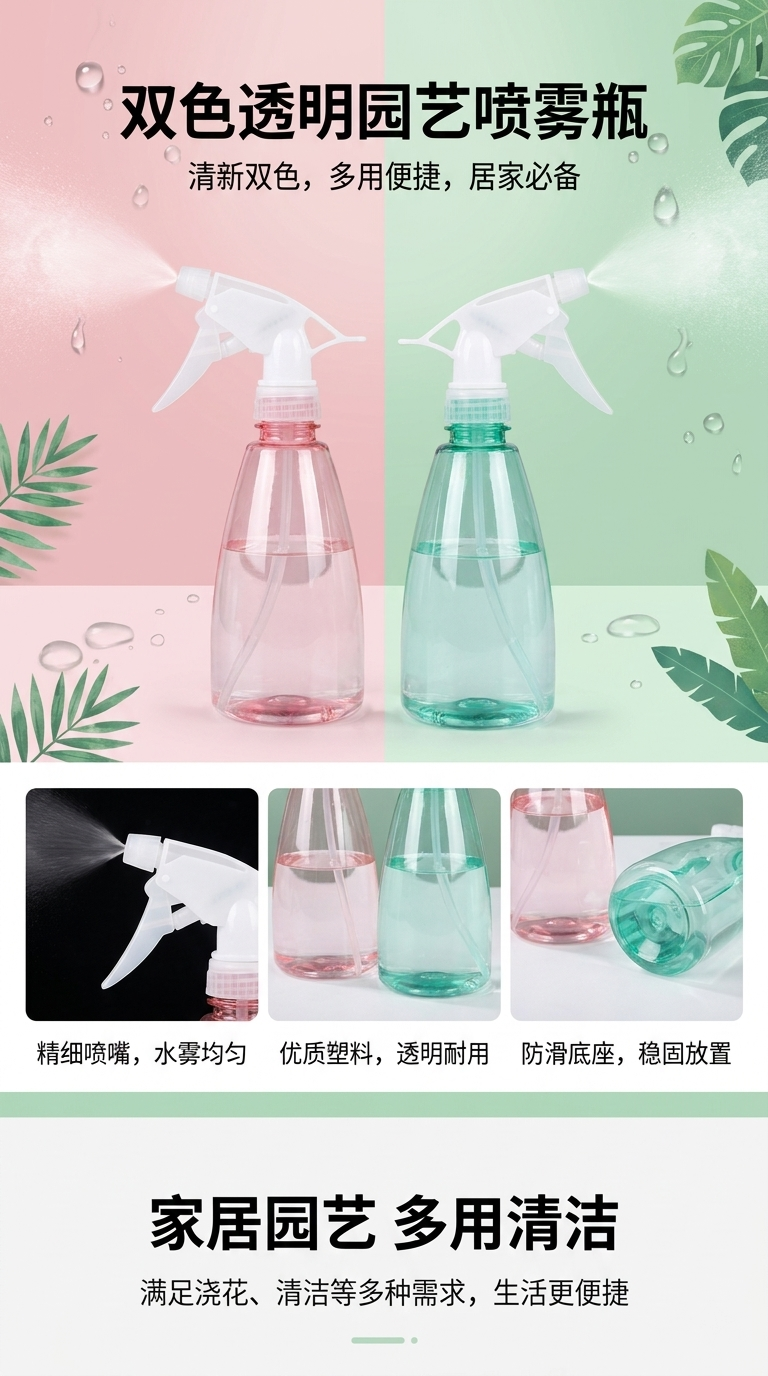 跨境电商喷雾瓶学生户外喷雾乳液瓶喷雾杯喷壶详情1