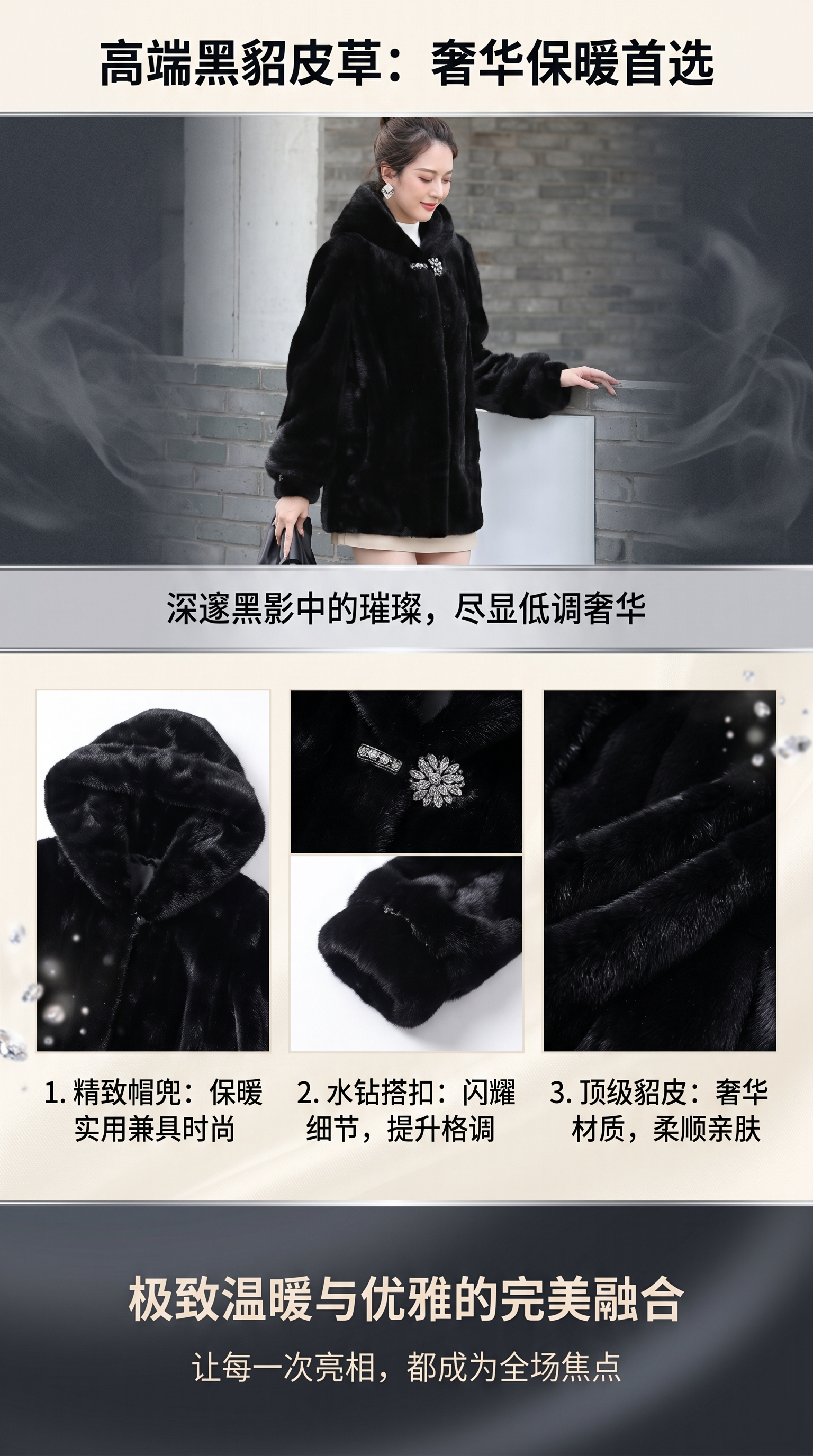 黑色毛绒外套+女性详情1