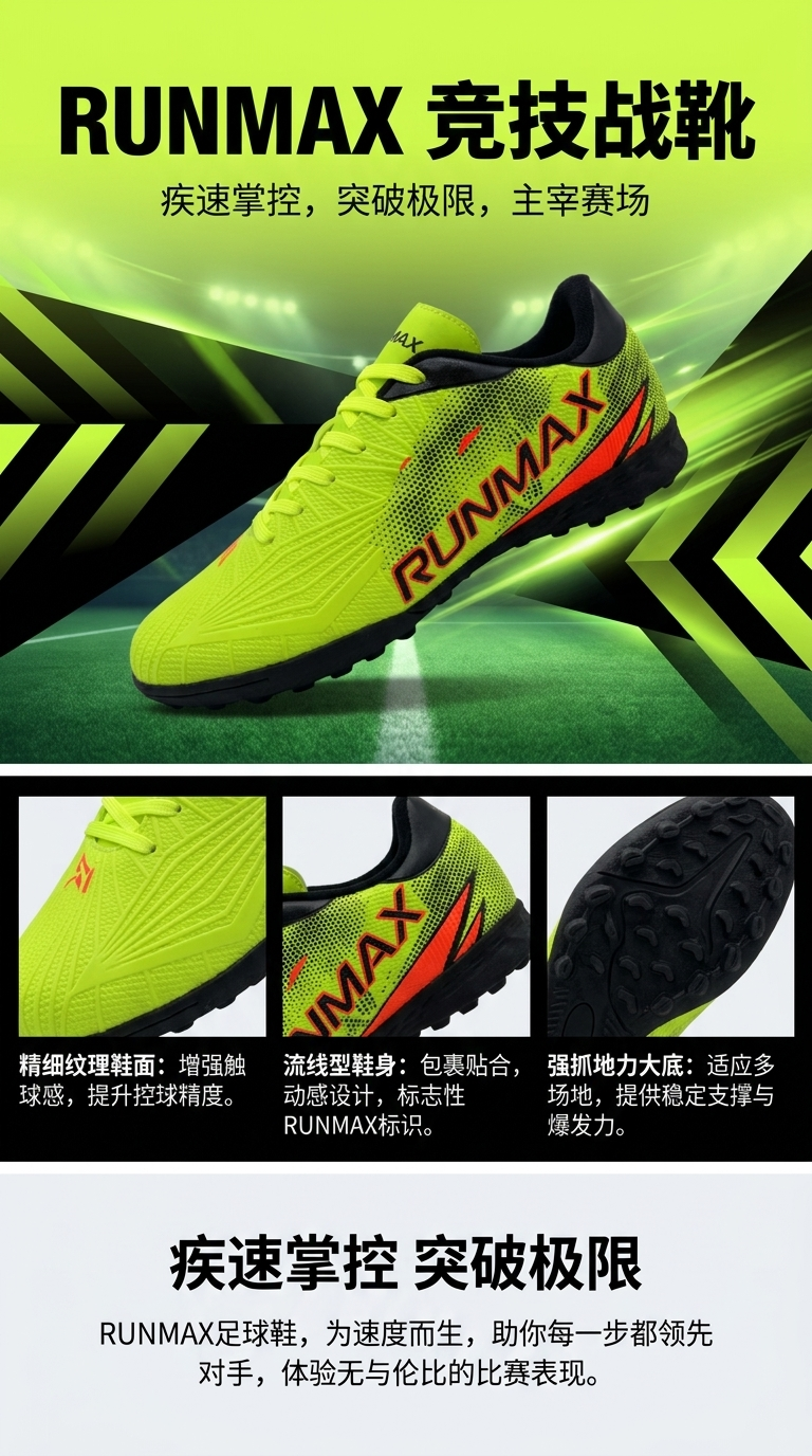 RUNMAX专业跑步鞋轻便缓震运动鞋男女款详情1