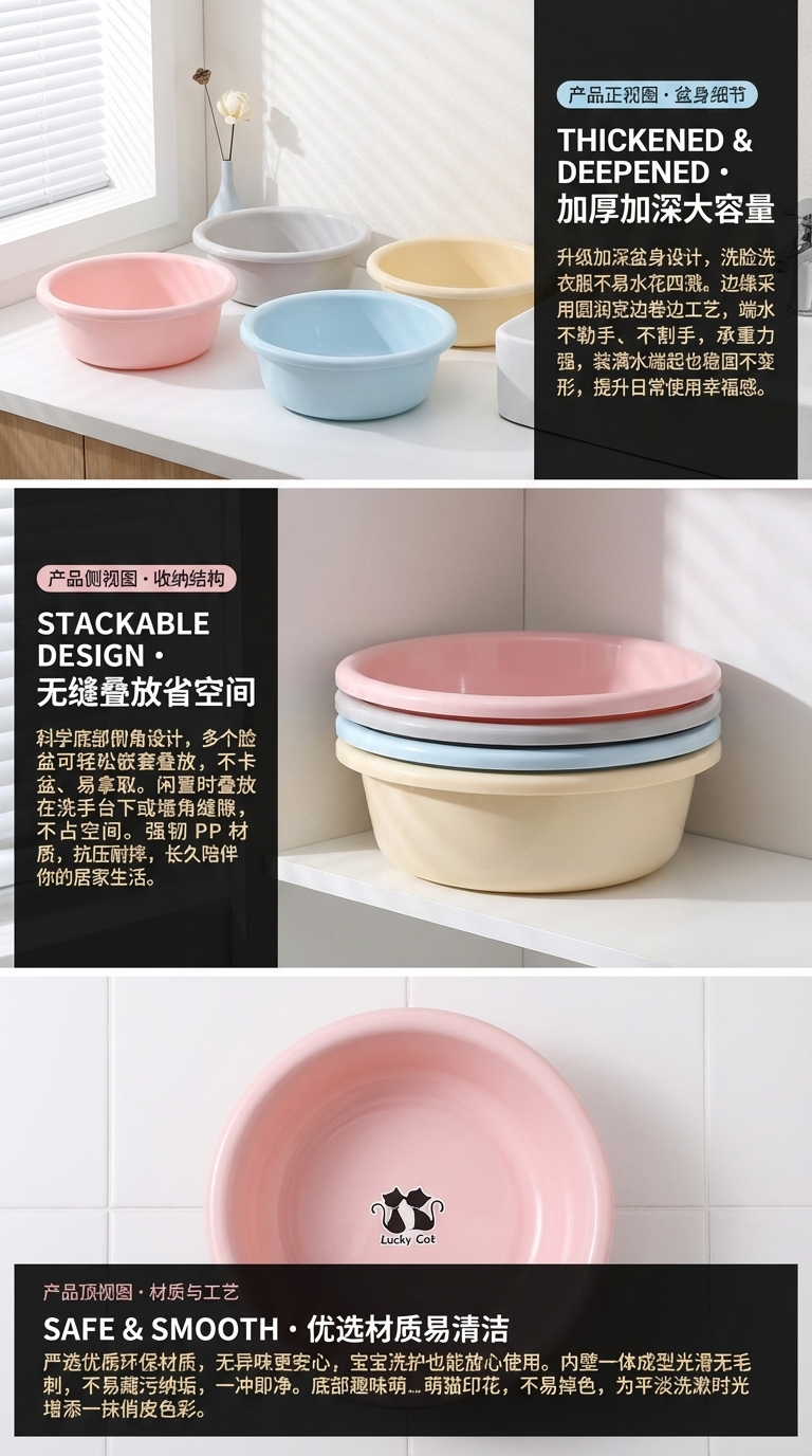 Lucky Cat Basin B784, 39*14CM pic 2