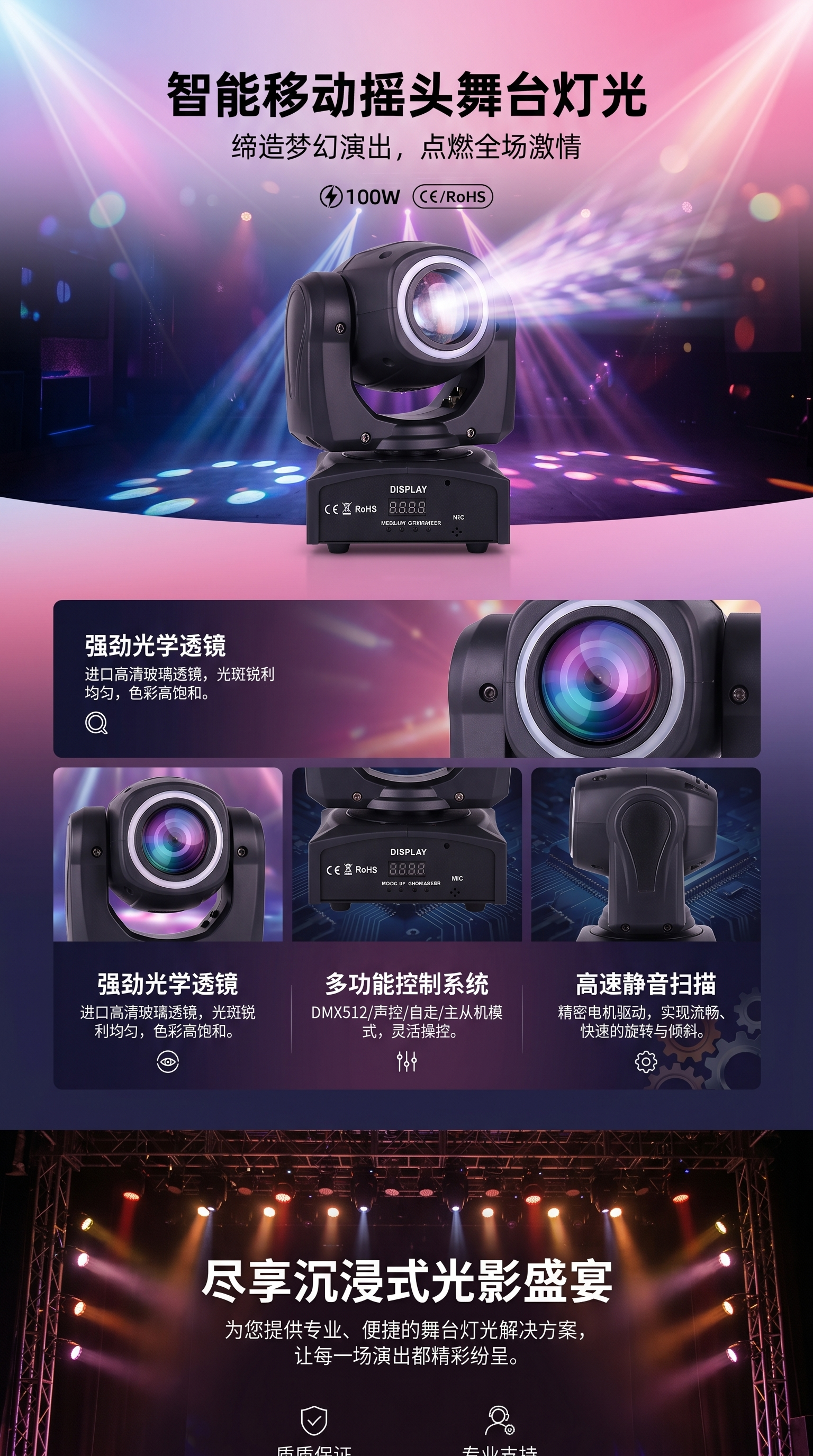 舞台灯光设备专业演出照明灯具套装详情1