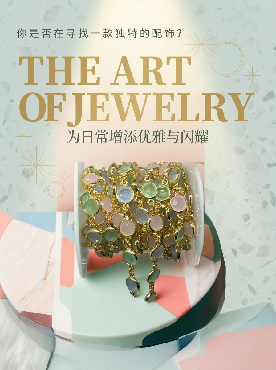 DIY饰品装饰配件半成品节链基础链条延长链女士项链手链配件详情1