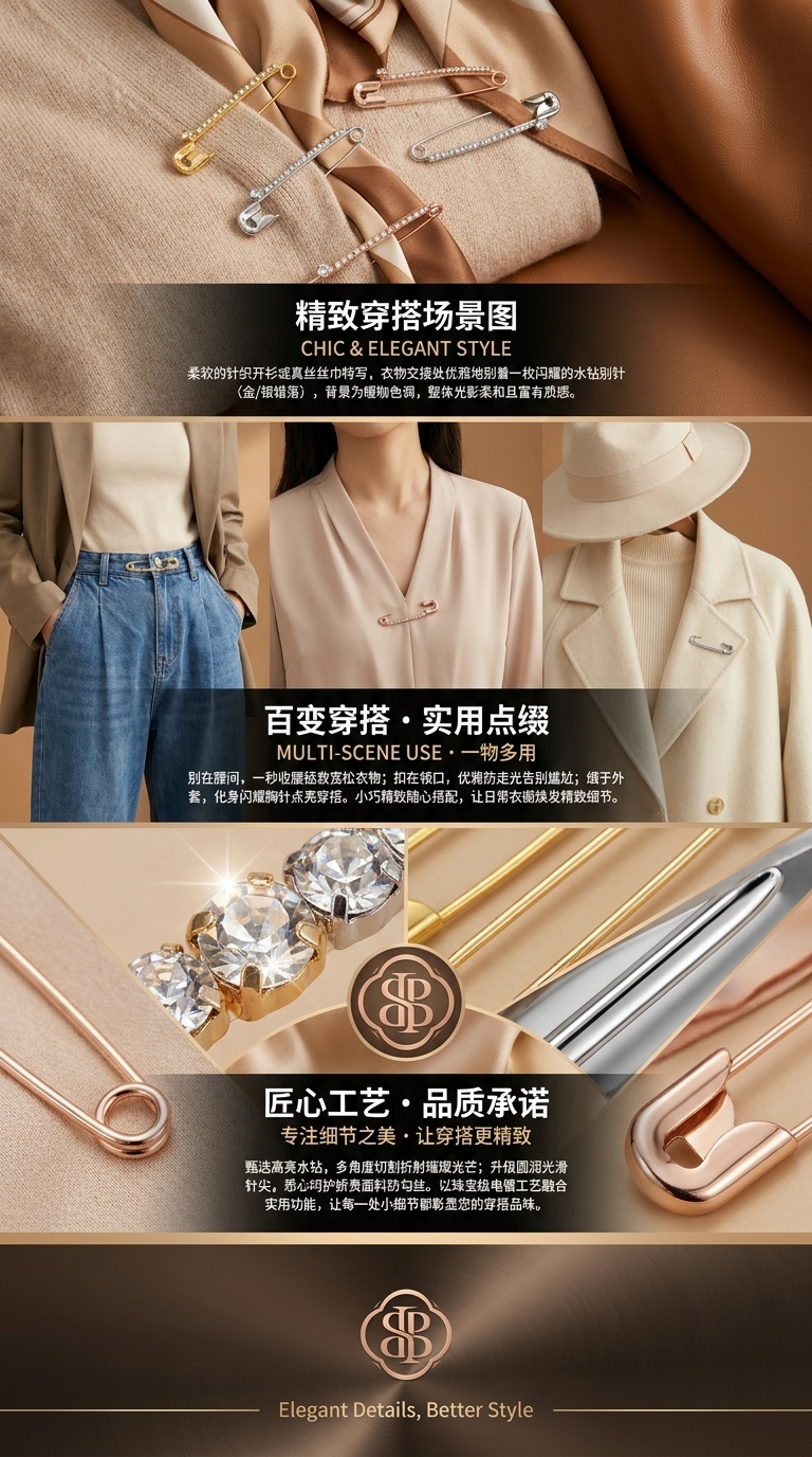 装饰性安全别针儿童防误吞别针宝宝安全别针191558854详情3