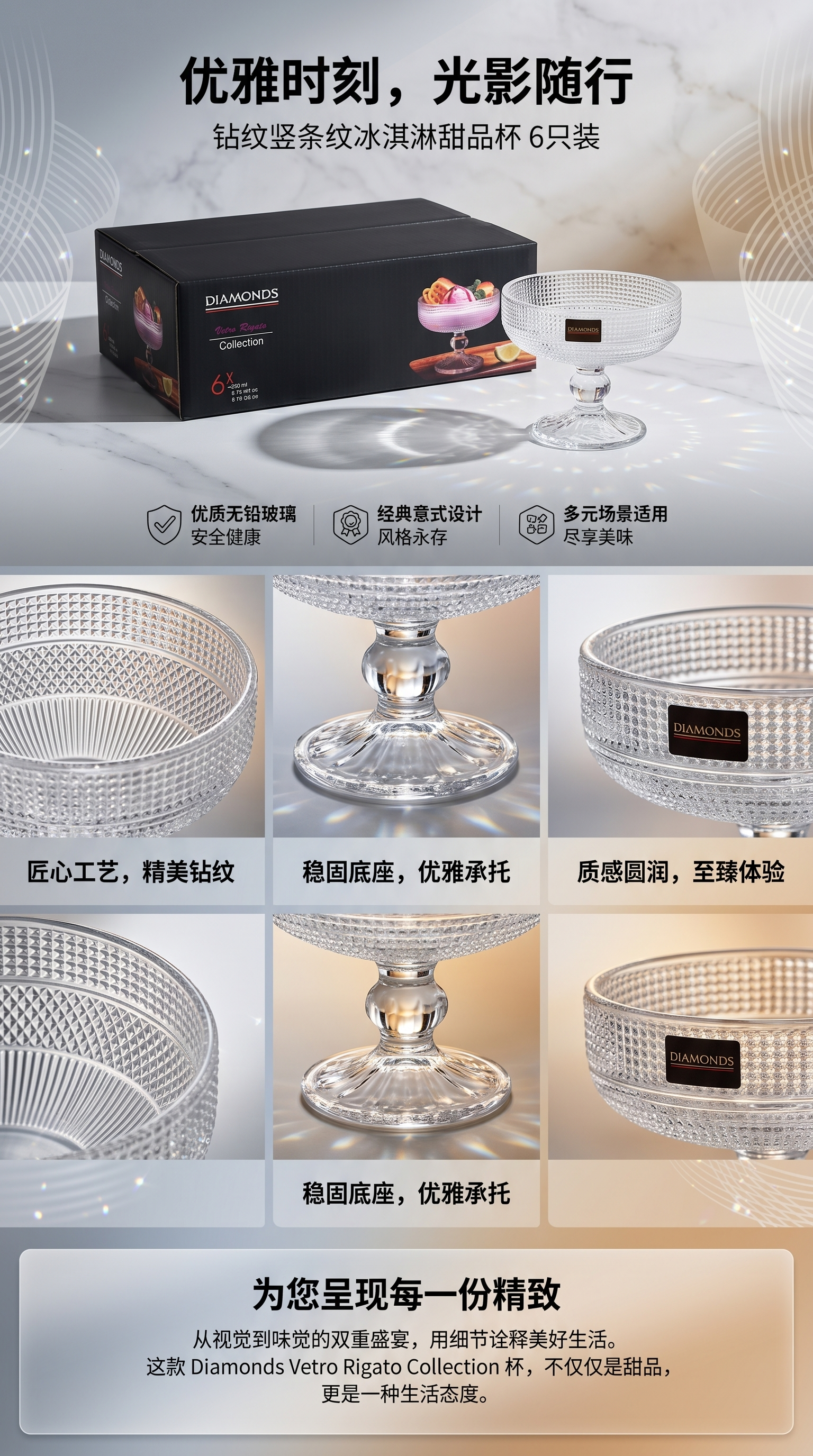 高硼硅耐热玻璃杯 350ml 家用办公水杯 无铅环保防烫详情1
