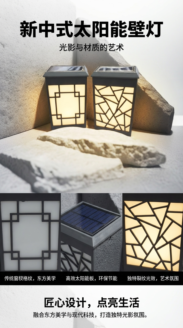 Solar garden lamp, waterproof, dustproof and energy-saving outdoor lighting lamp, 3000 lumens pic 1