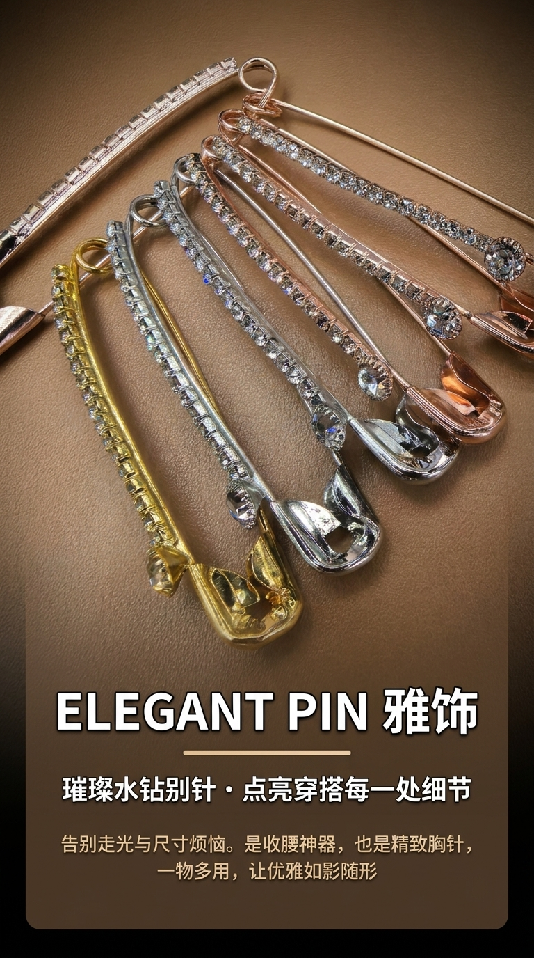 装饰性安全别针儿童防误吞别针宝宝安全别针191558854详情1