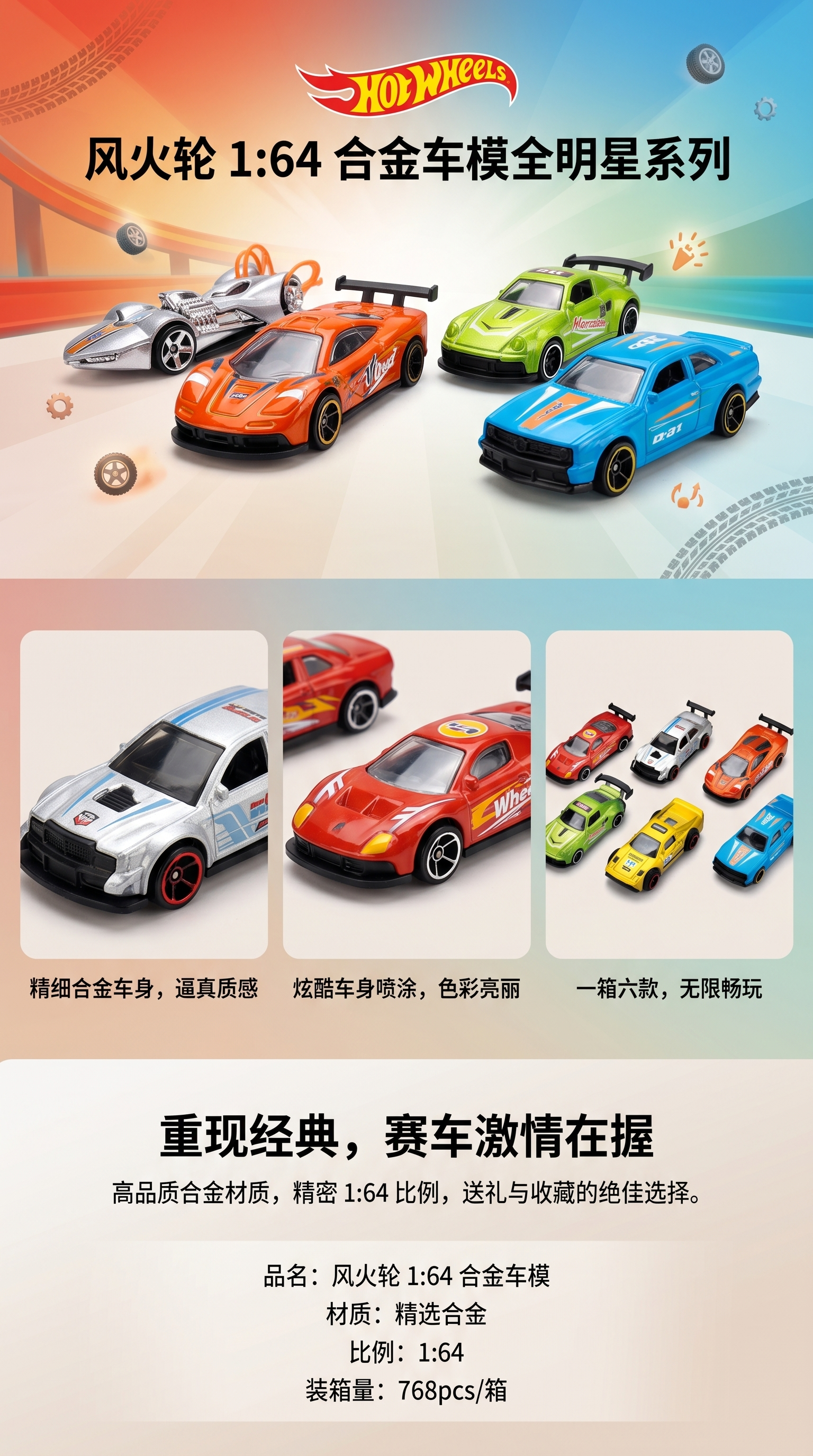Hot Wheels合金回旋球电动遥控玩具车详情1