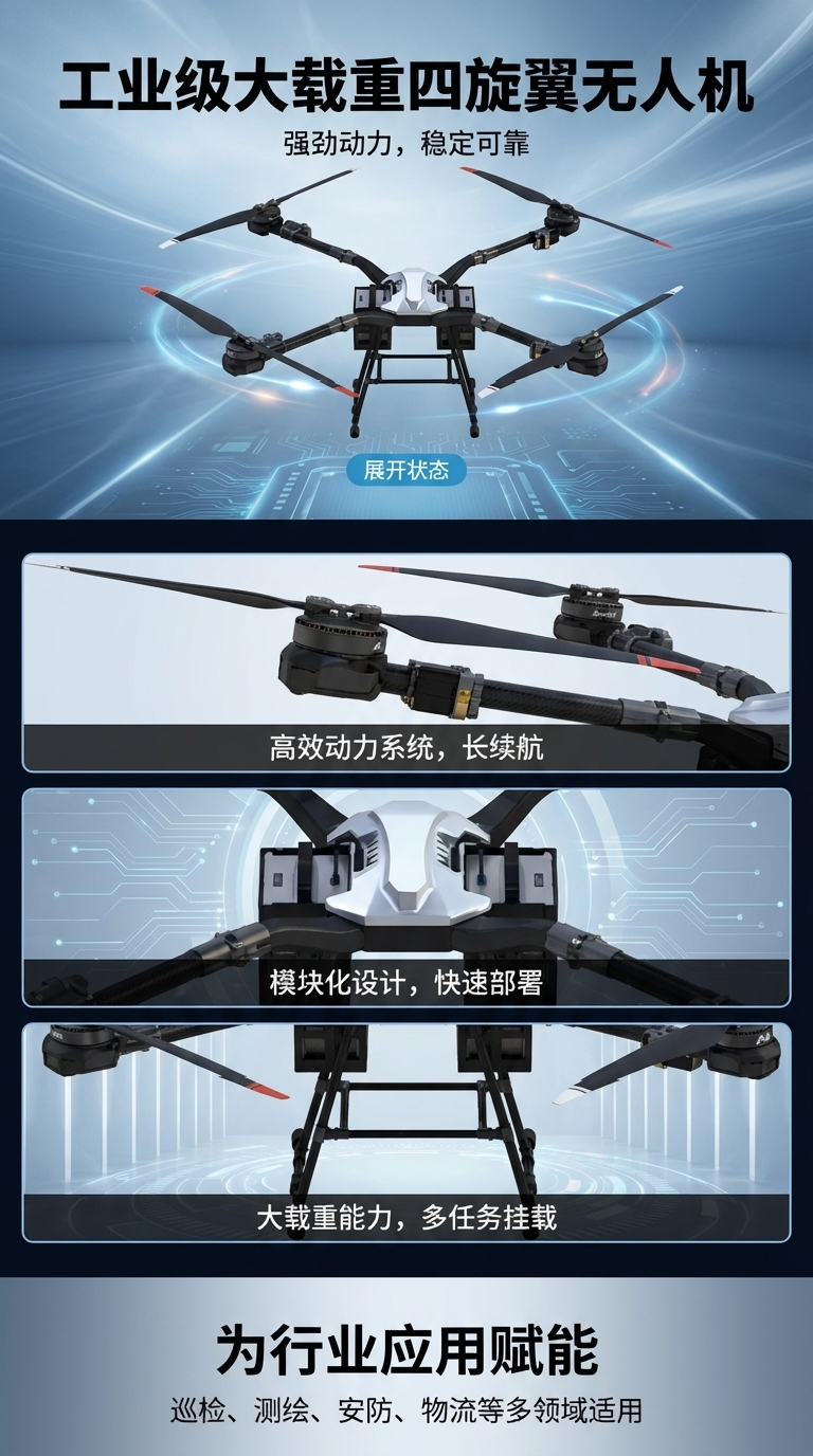 星途领航油动垂直起降复合翼无人机平台VF50P133422661详情1