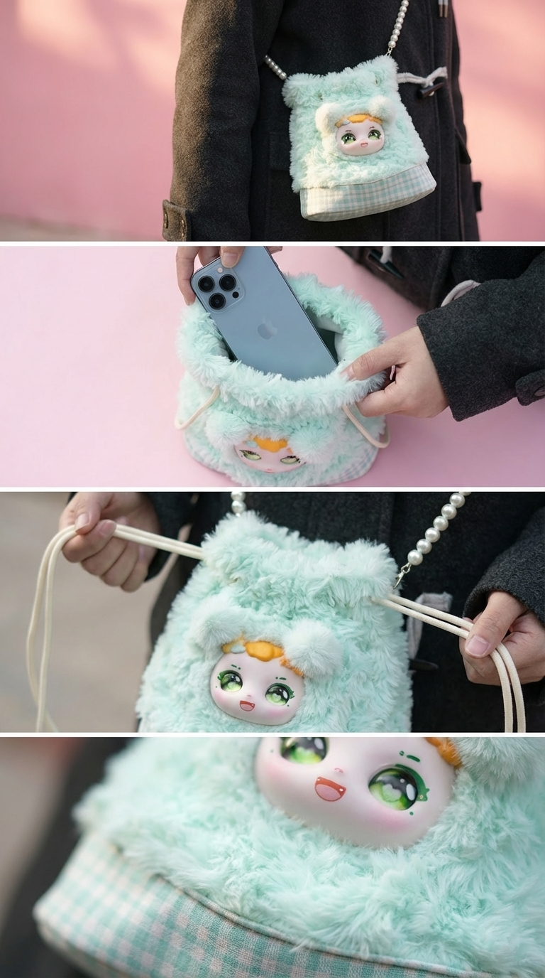 Dumia盲盒龙拉天气包包系列毛绒盲盒潮玩手办挂件可爱公仔玩具礼物详情2