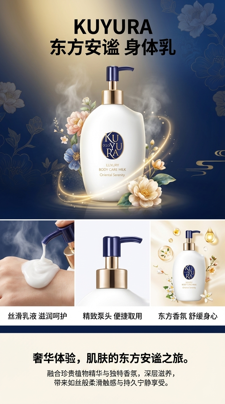 可悠然奢宠美肌身体乳（宁澄馨香）300ml详情1