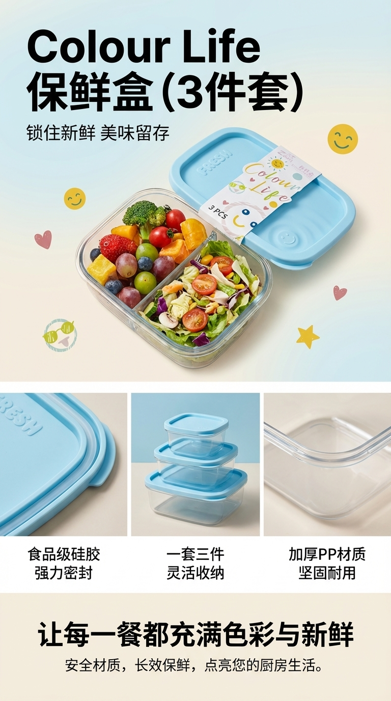 抽真空玻璃餐盒食品级保鲜盒真空保温提锅详情1