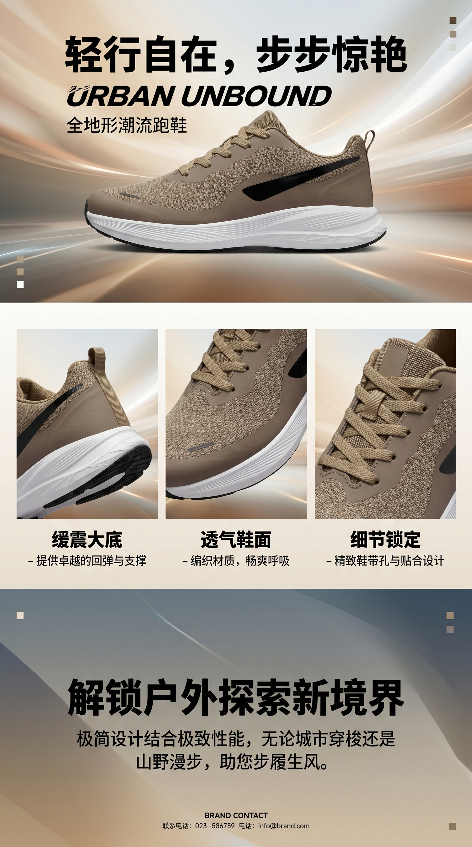 Breathable, lightweight, shock-absorbing and anti-slip running shoes for men and women, classic style pic 1