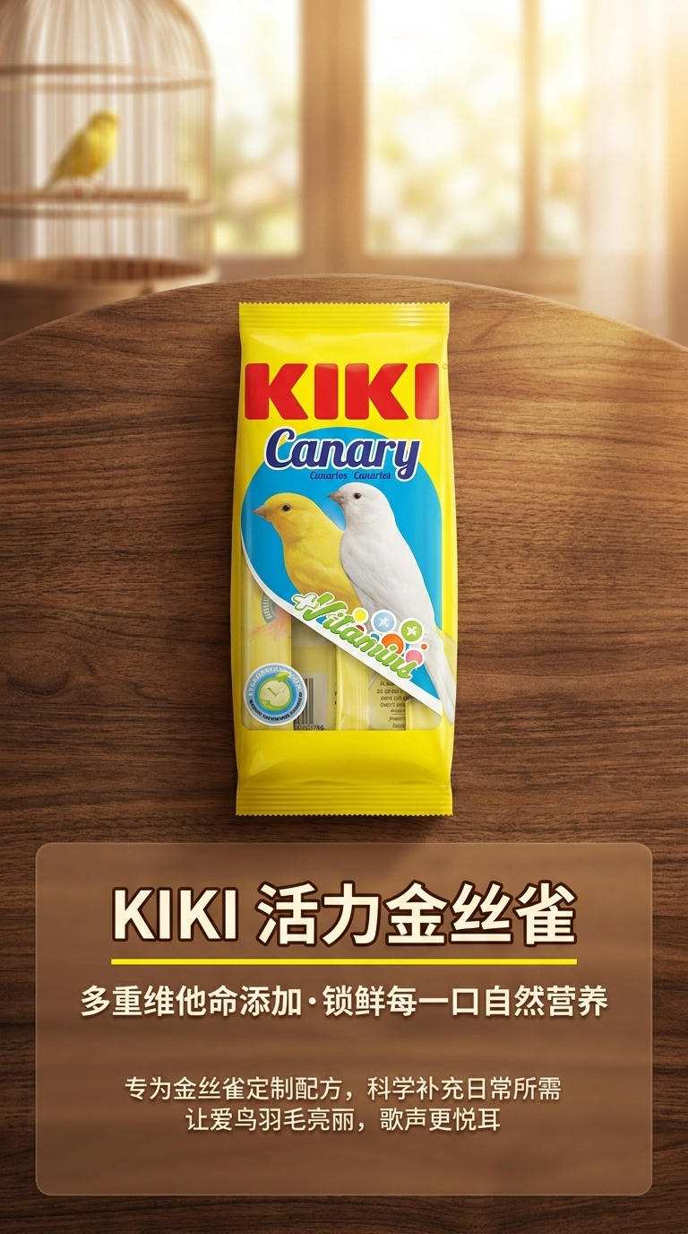 KIKI Canary鸟食包装袋宠物食品大容量装150740299详情1