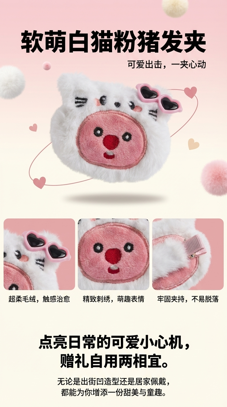 创意可爱吱吱叫变装露比吱吱叫毛绒公仔玩具小海狸玩偶毛绒挂件详情1
