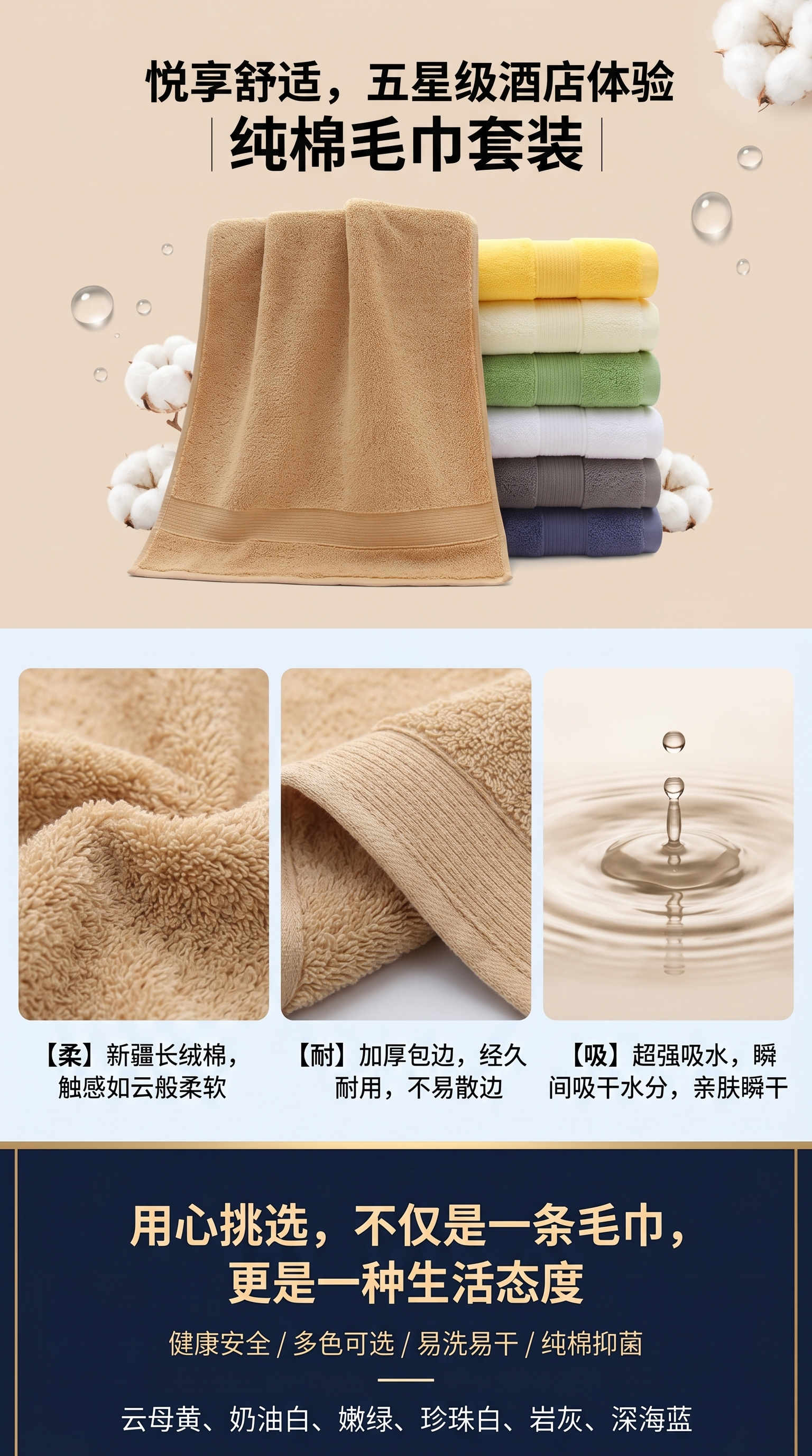 全棉毛巾批发工厂加厚吸水洗脸纯棉毛巾酒店美容院毛巾批发详情1
