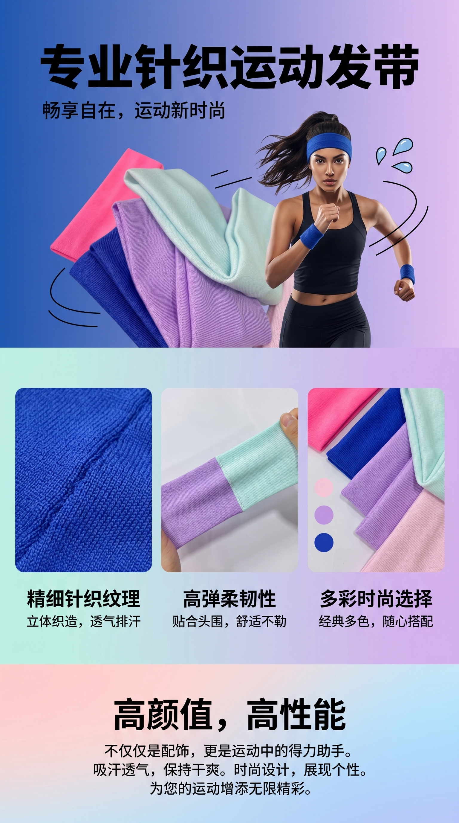 彩色针织布料 其他针织面料 多色可选 弹力舒适 手感柔软详情1