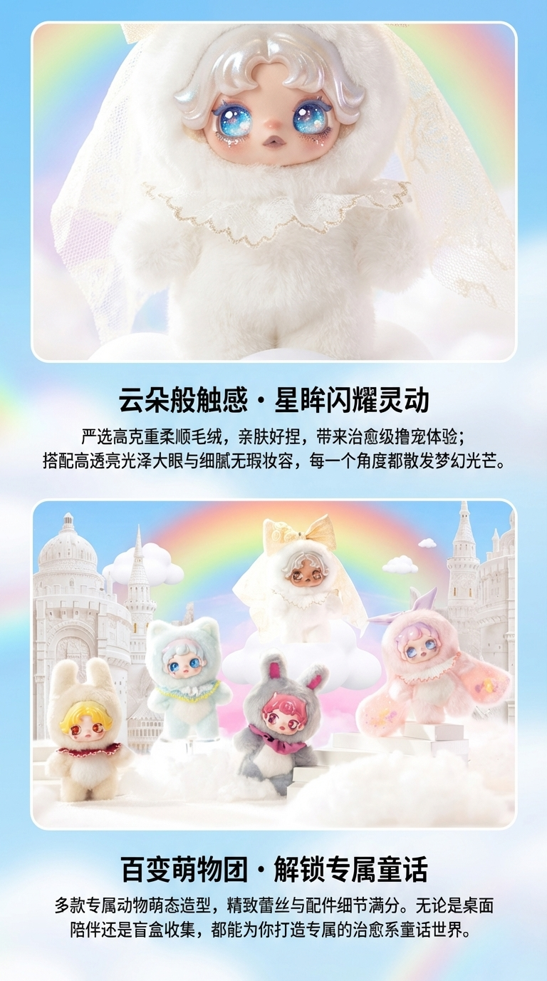 Dumia天气系列毛绒盲盒潮玩手办挂件可爱公仔女孩玩具生日礼物详情2