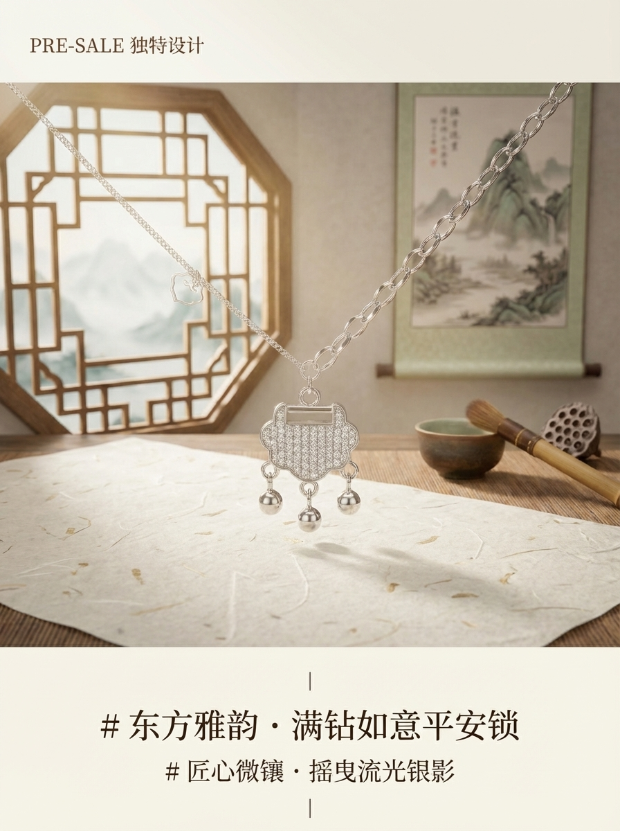 Fashionable and exquisite 925 Silver Cloud Lock Flowing Light New Chinese-style tassel bracelet for women, a popular design sense, light luxury, fair appearance, good fortune and agility, a handy accessory pic 2