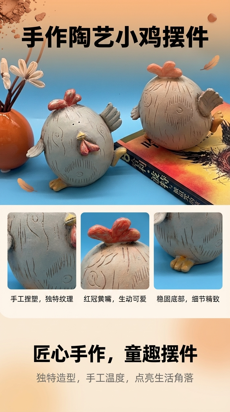 树脂工艺品小摆件流水摆件公仔树脂冰箱贴可爱装饰摆件详情1