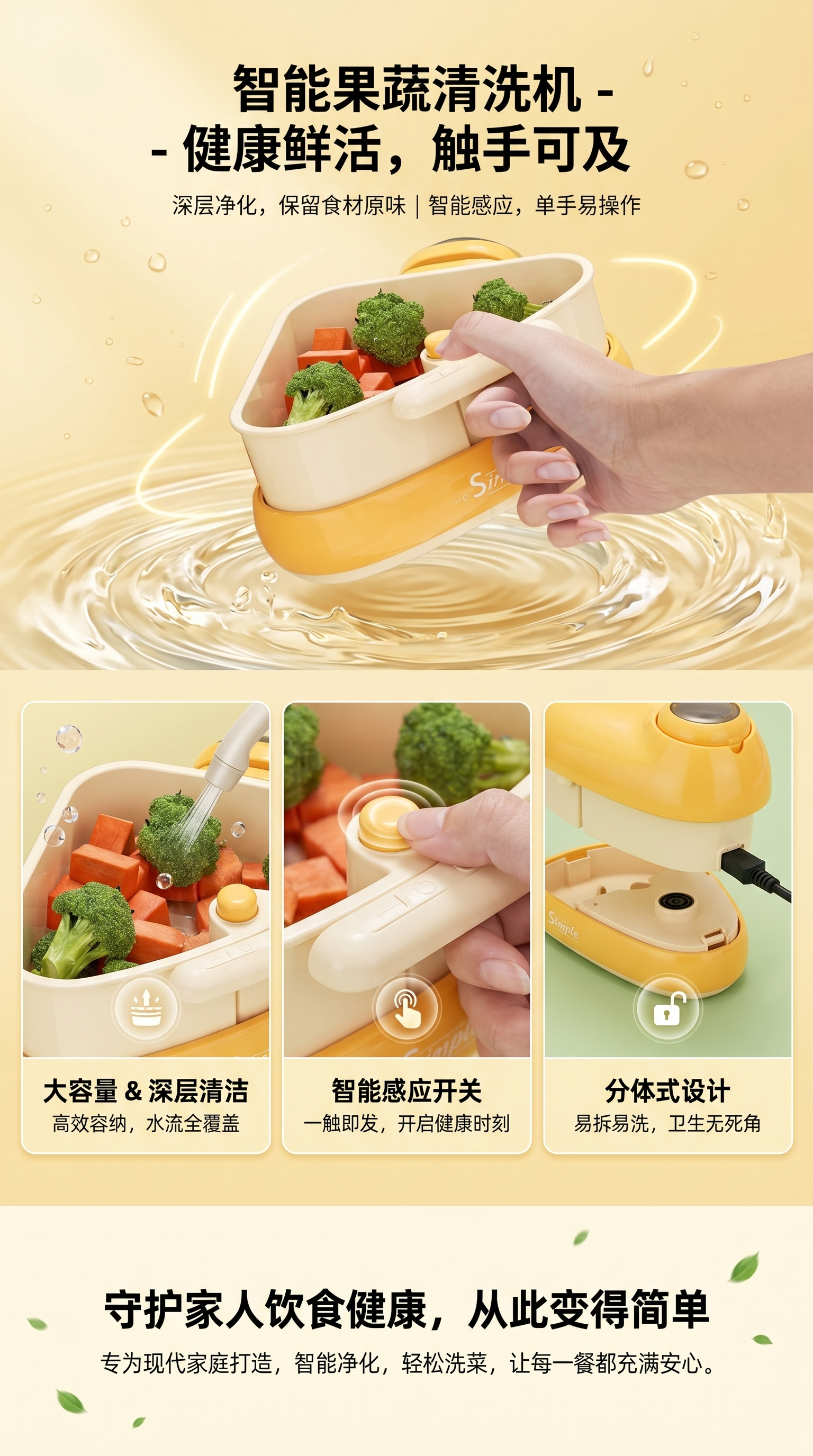 不锈钢分格便当盒塑料保鲜盒饭盒手提式多功能 lunchbox详情1