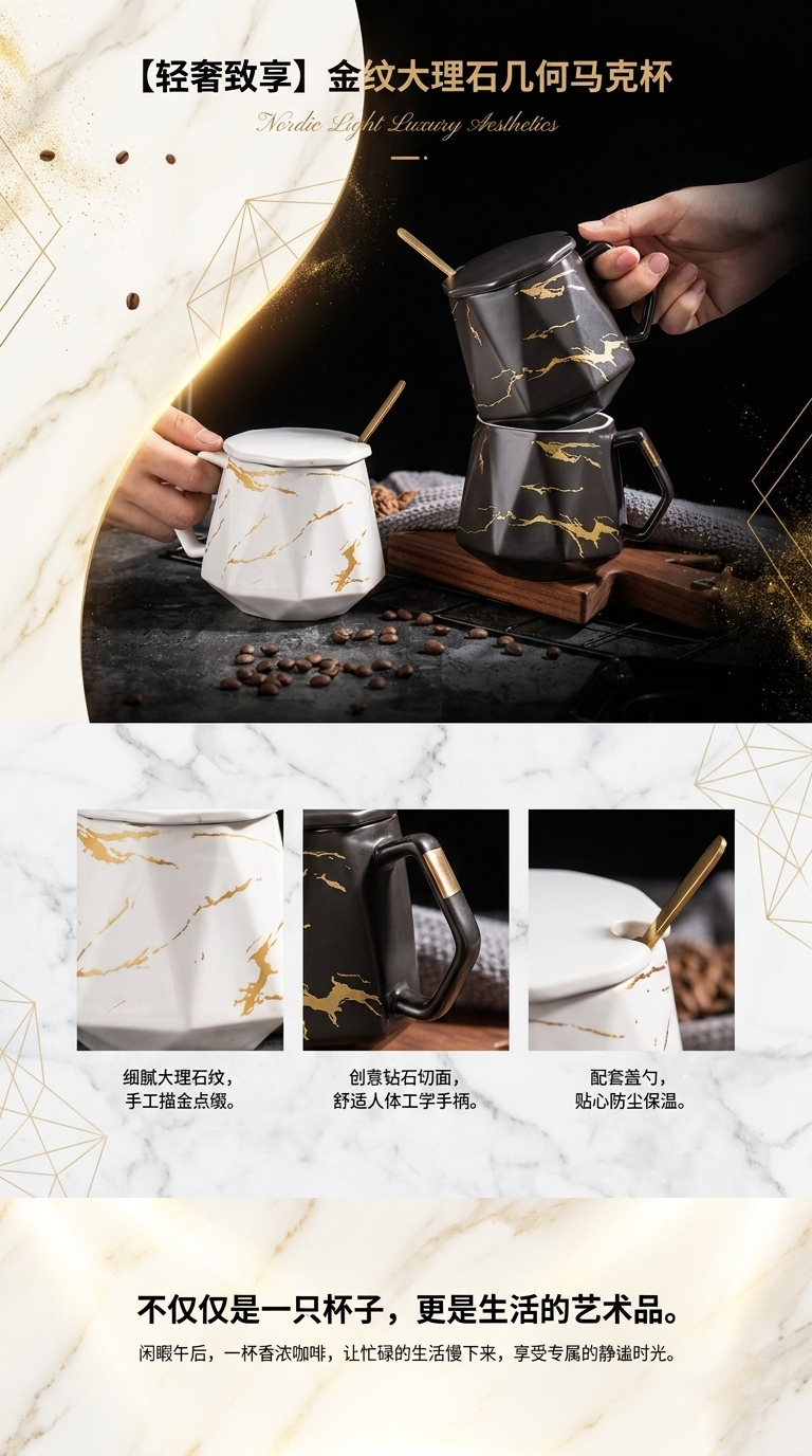星巴克咖啡杯礼盒保温杯搅拌杯18oz大容量便携杯详情1