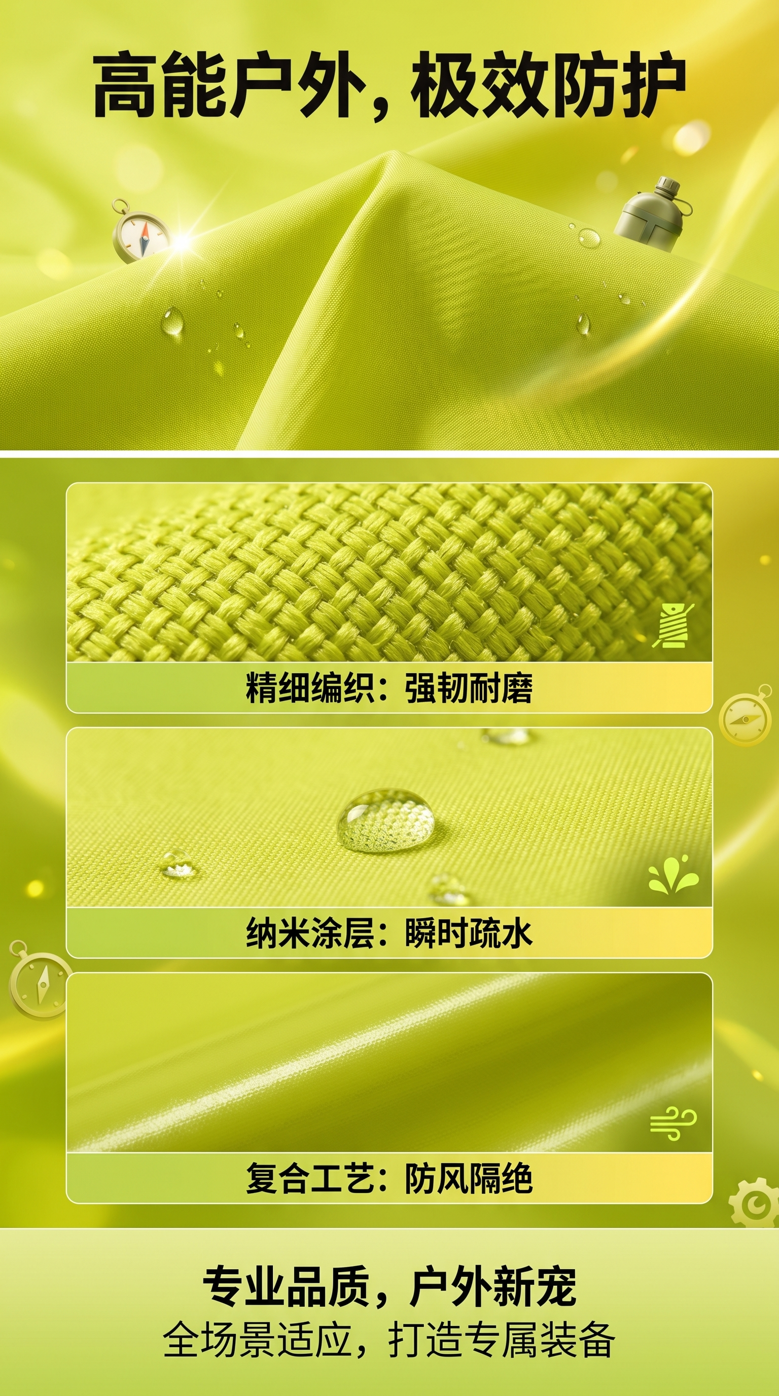 绿色布料环保面料可机洗透气柔软居家适用详情1