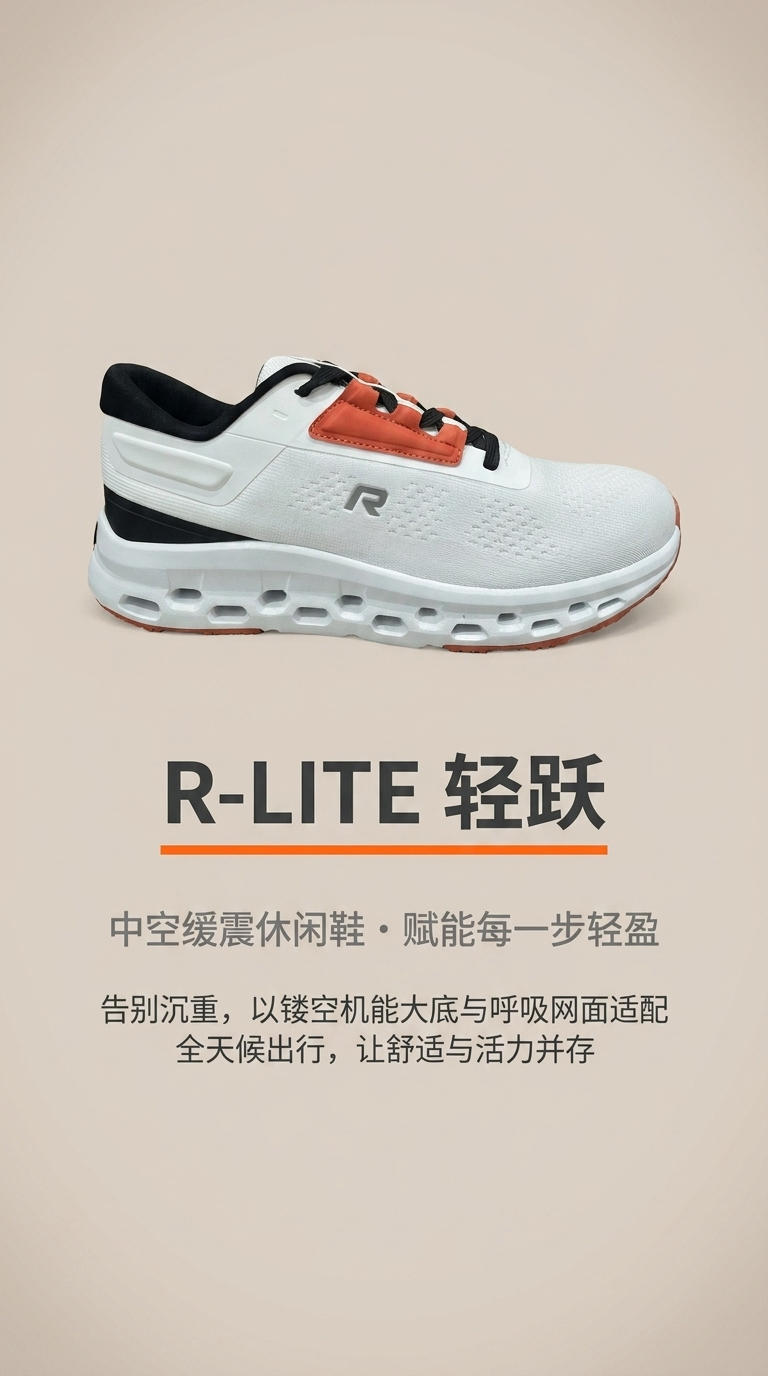 运动鞋透气轻便缓震防滑跑步鞋详情1